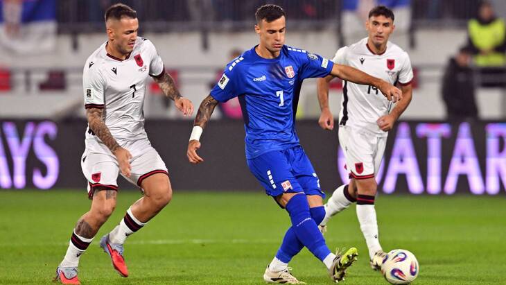 Сербия — Албания