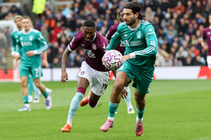 Фрагмент матча «Бернли» — «Ливерпуль»