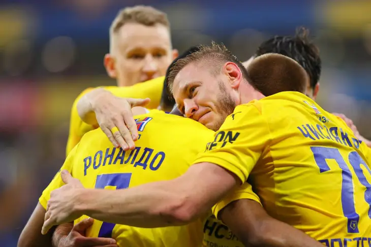 «Ростов» празднует гол