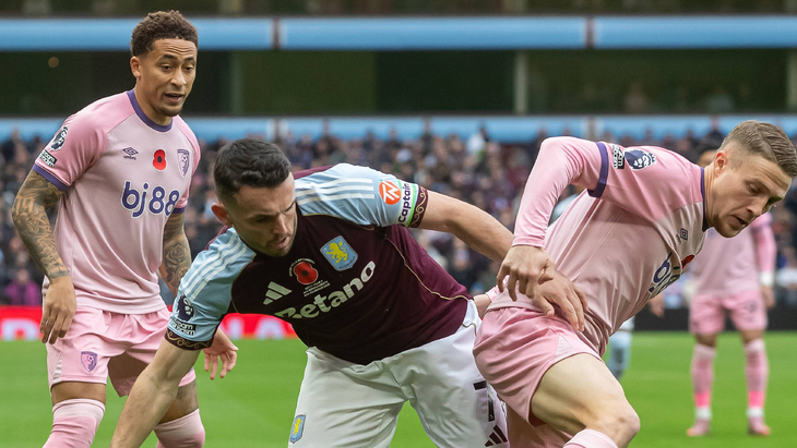 Фрагмент матча «Астон Вилла» — «Борнмут»