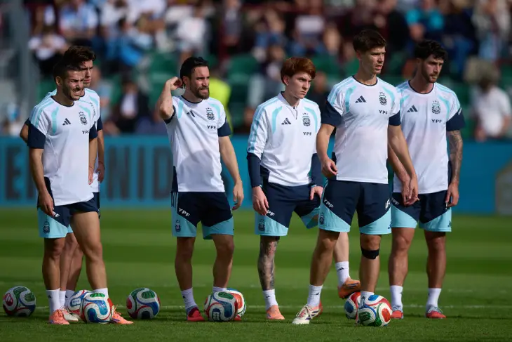 Разминка Аргентины