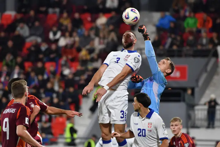 В верховой борьбе лучшке смотрелись сербы