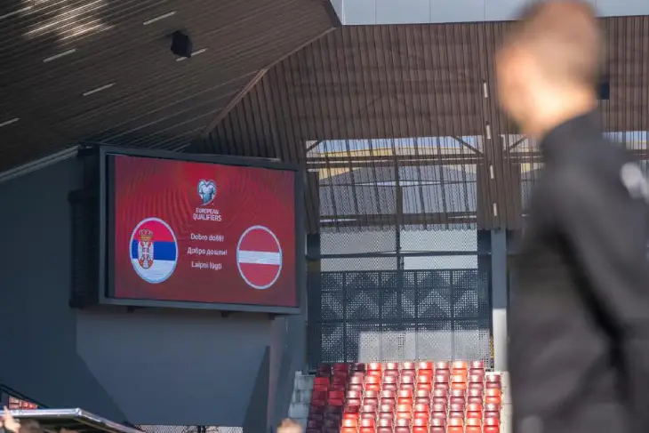 К матчу всё готово, в ожидании встречи