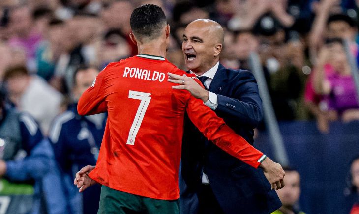 Криштиану Роналду и Роберто Мартинес