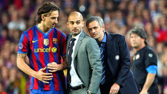 Златан Ибрагимович, Хосеп Гвардиола и Жозе Моуринью