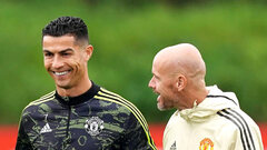 Криштиану Роналду и Эрик тен Хаг