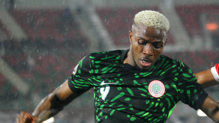 Виктор Осимхен — нападающий сборной Нигерии