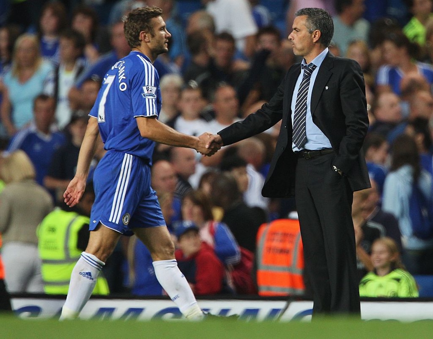 Андрей Шевченко и Жозе Моуринью