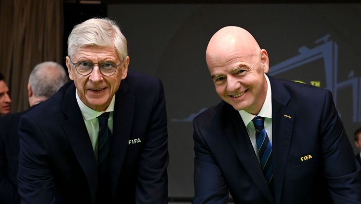 Арсен Венгер и Джанни Инфантино