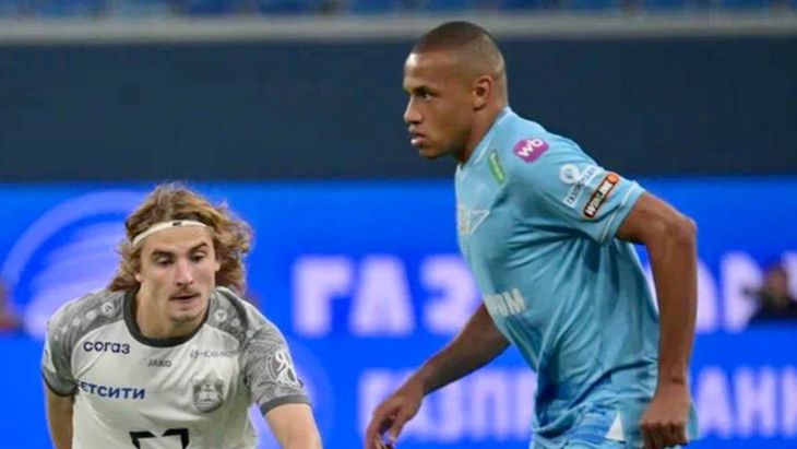 Фрагмент матча «Зенит» — «Балтика»