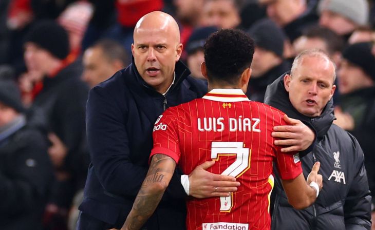 Арне Слот и Луис Диас