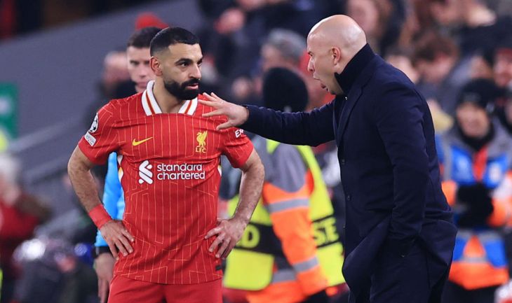 Мохаммед Салах и Арне Слот