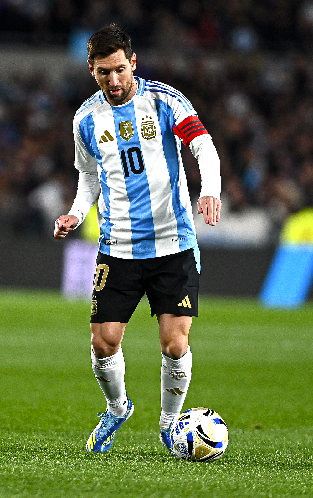 Лионель Месси в матче против Венесуэлы. 3 сентября 2025 г.