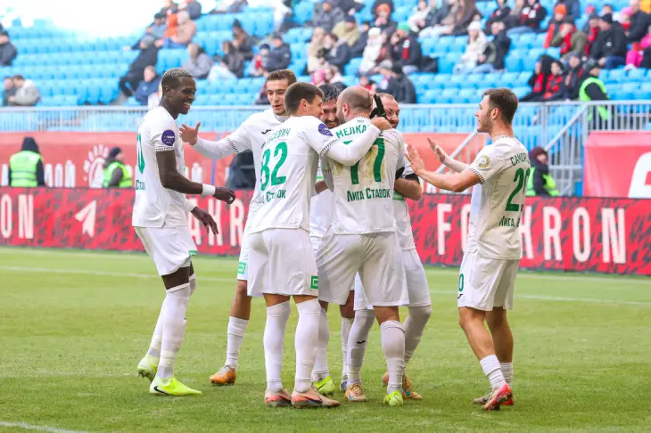 «Ахмат» празднует гол