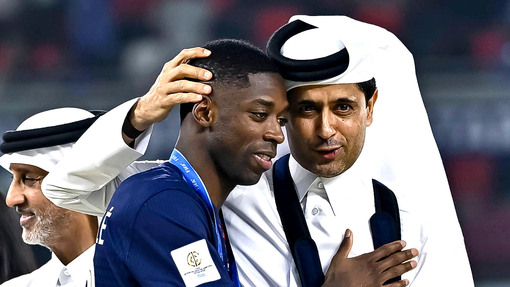 Усман Дембеле и Нассер Аль-Хелаифи