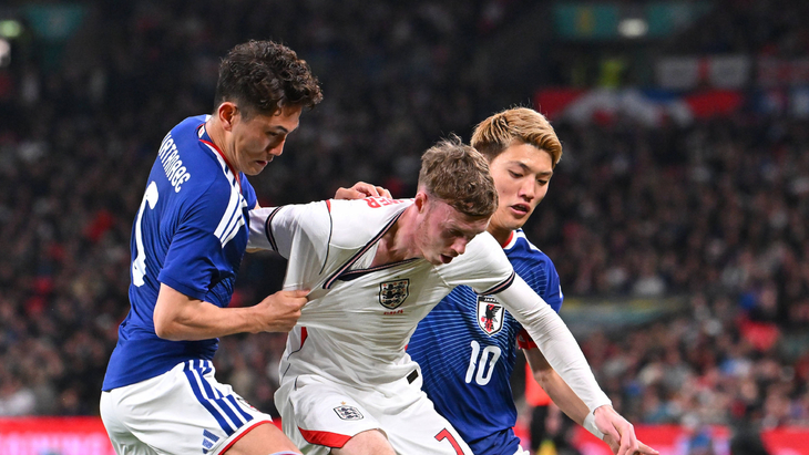 Фрагмент матча Англия — Япония