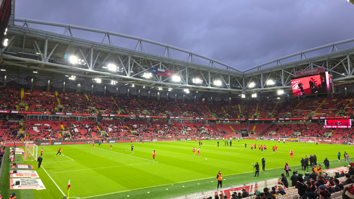 «Лукойл Арена» перед матчем