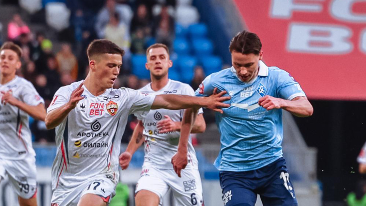 Фрагмент матча «Крылья Советов» — ЦСКА