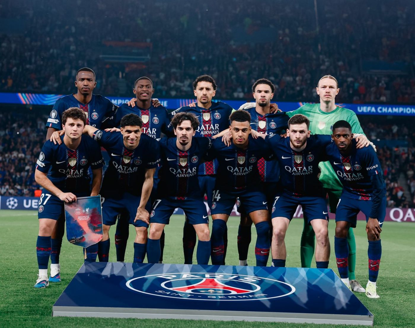 «Пари Сен-Жермен» перед матчем с «Ливерпулем» 