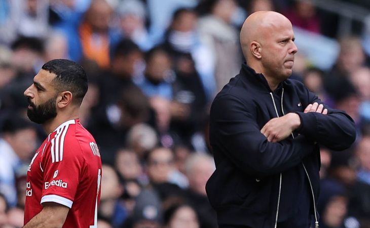 Мохаммед Салах и Арне Слот