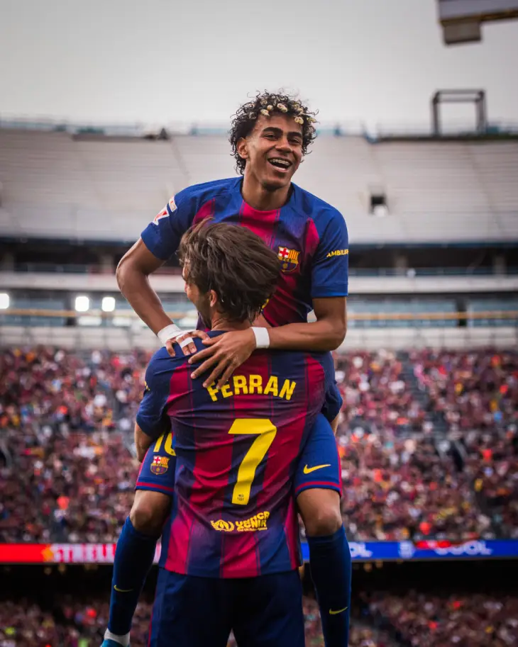 Ферран Торрес и Ламин Ямаль