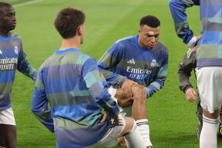 Игроки «Реала» на разминке