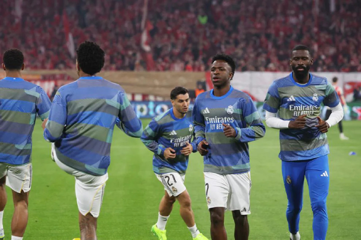 Игроки «Реала» на разминке