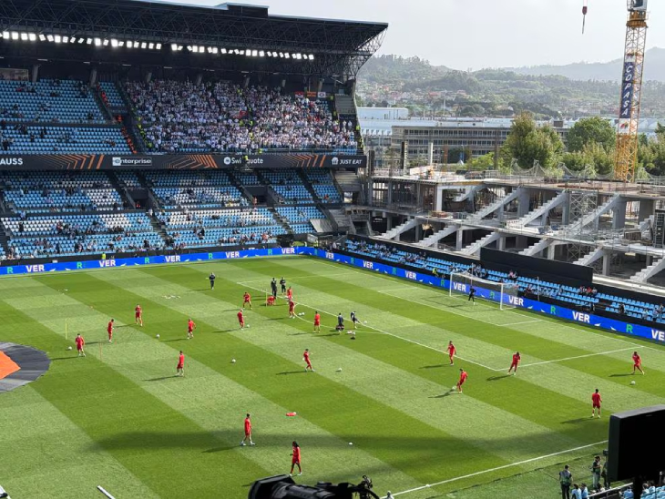 Разминка игроков перед матчем