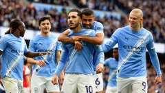 Игроки «Манчестер Сити» празднуют гол