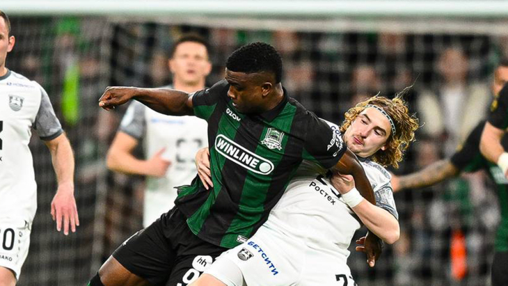 Фрагмент матча «Краснодар» — «Балтика»