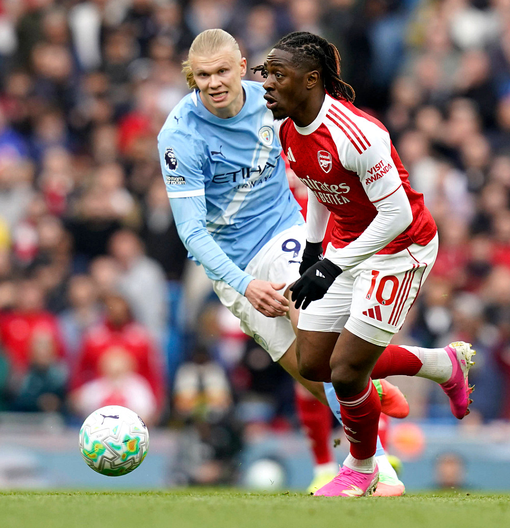 Эберечи Эзе и Эрлинг Холанд