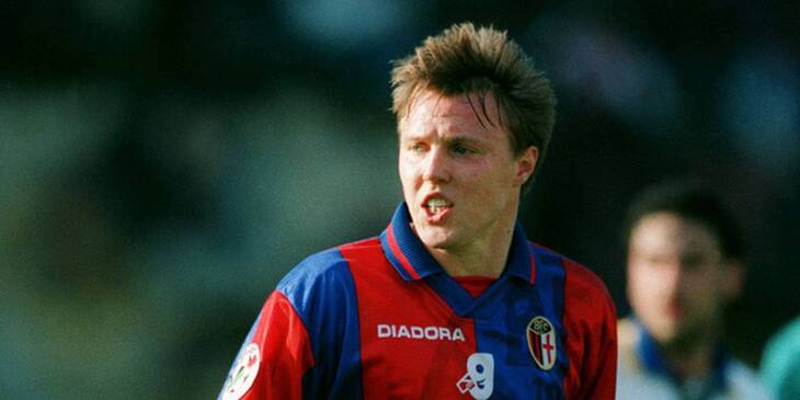 Игорь Колыванов в составе «Болоньи»