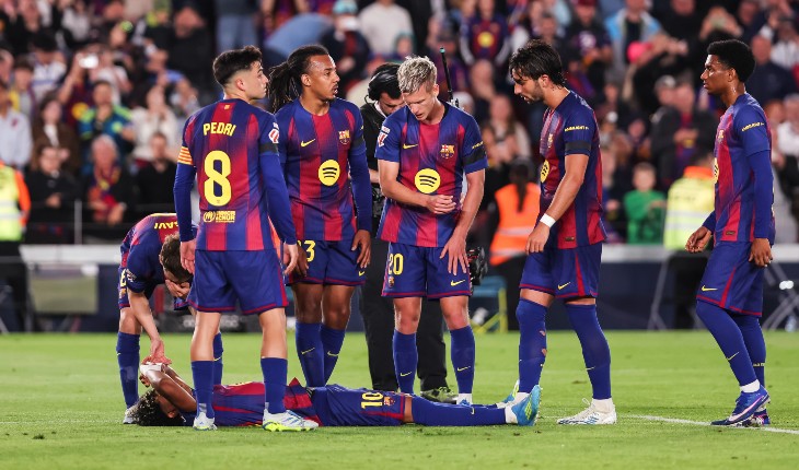 Ламин Ямаль получил травму в матче 33-го тура Примеры против «Сельты»