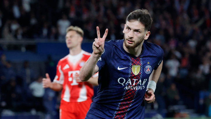 Фрагмент матча ПСЖ — «Бавария»