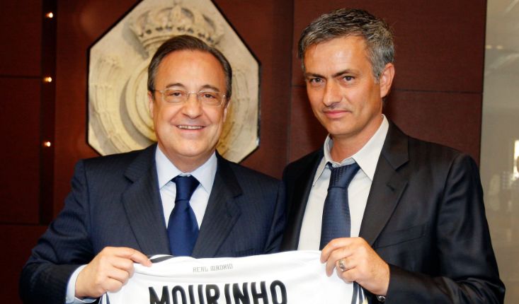 Флорентино Перес и Жозе Моуринью