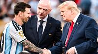 Лионель Месси и Дональд Трамп