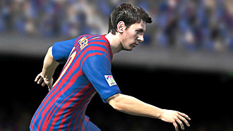 Скриншот «FIFA 13»  с Лионелем Месси