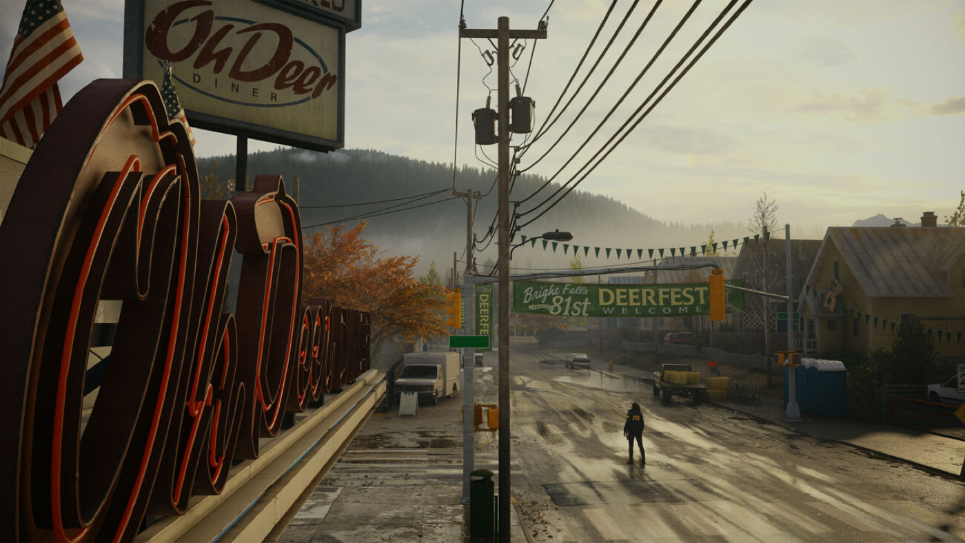 Кадр из Alan Wake 2