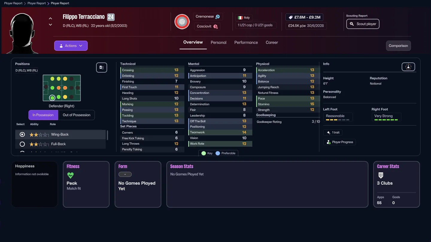 FM26: Филиппо Терраччано