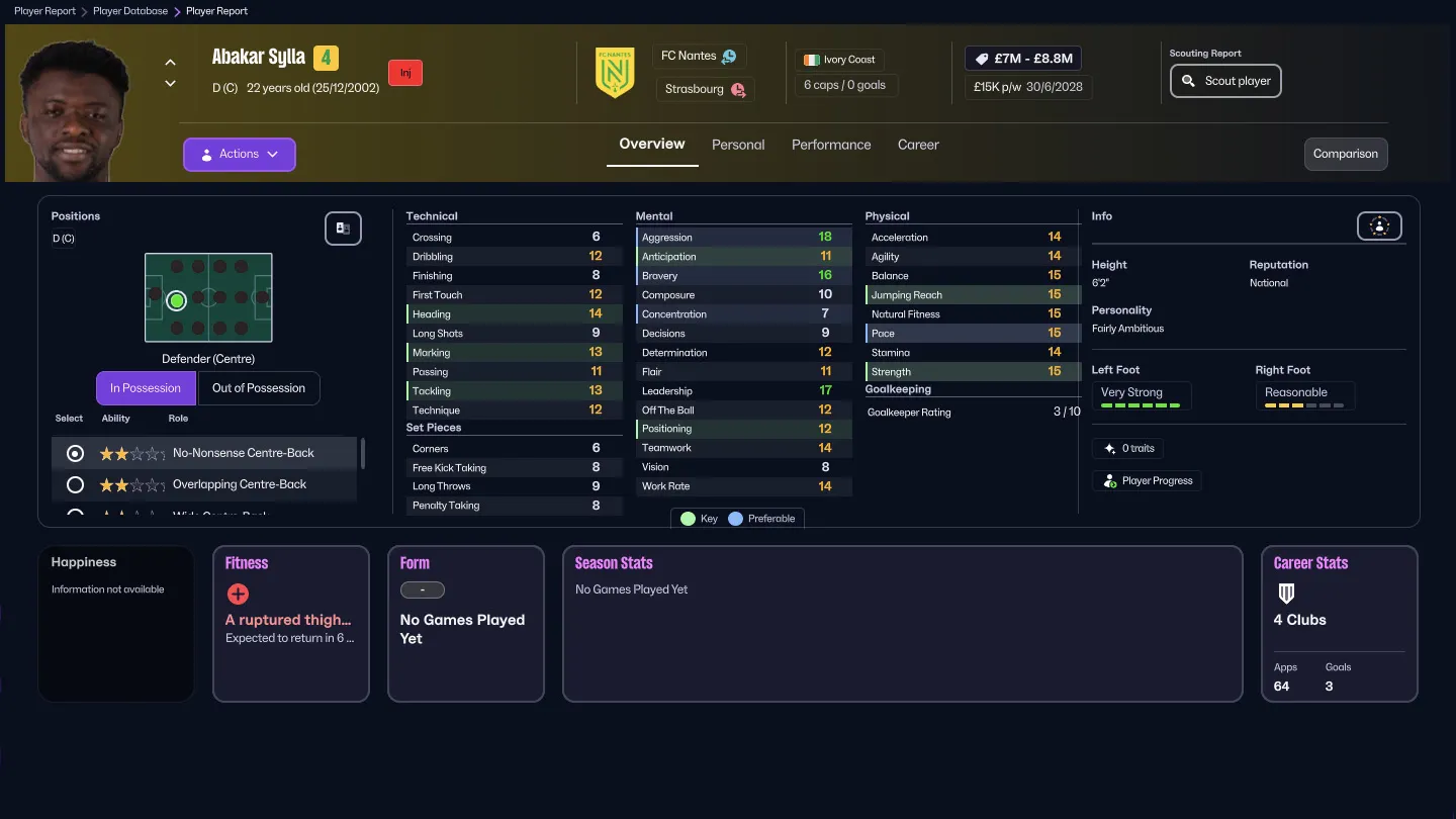 FM26: Абакар Силла