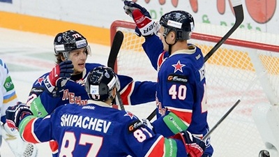 Хоккеисты СКА