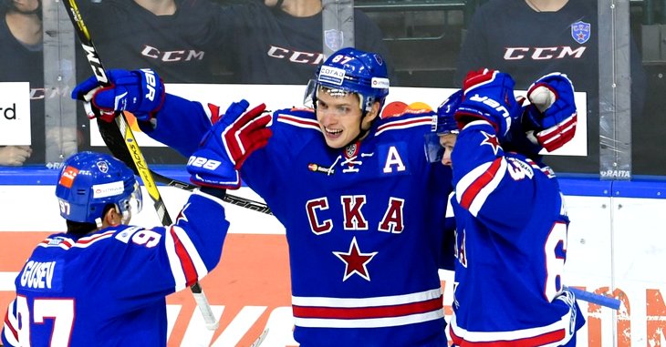 СКА открыл счет уже через четыре минуты после стартового вбрасывания 