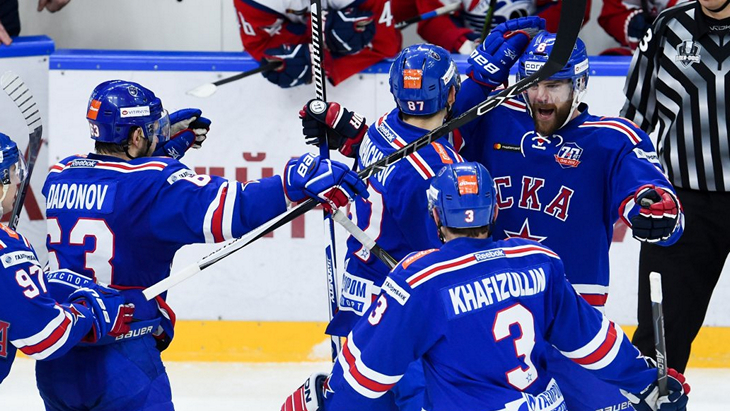 Хоккеисты СКА