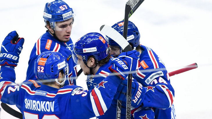 Хоккеисты СКА