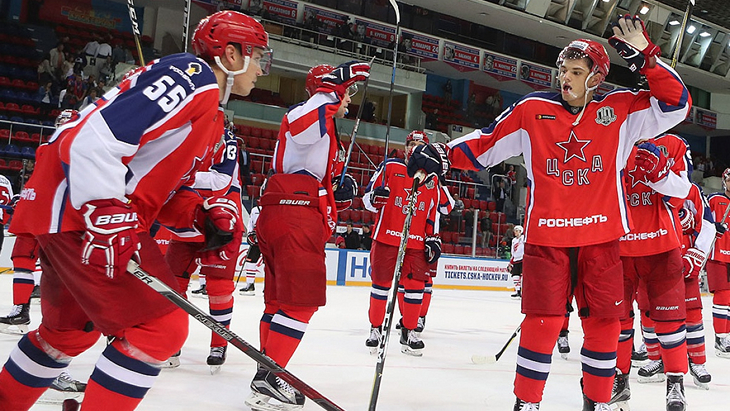 Хоккеисты ЦСКА