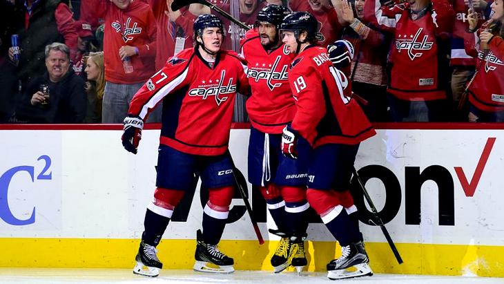 «Вашингтон» забросил меньше 10-ти шайб в восьми матчах
