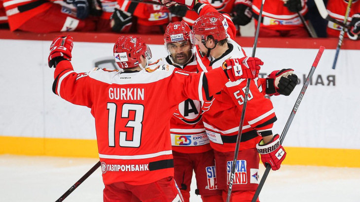 Хоккеисты «Автомобилиста»