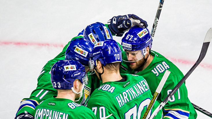 Хоккеисты «Салавата Юлаева»