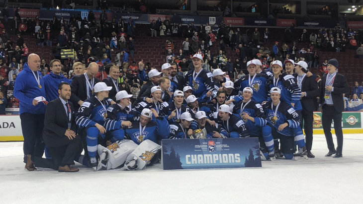 Сборная Финляндии выиграла золотые медали МЧМ-2019