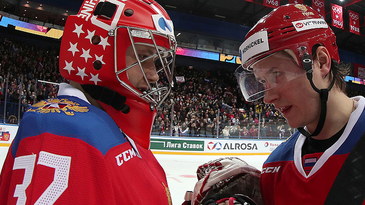 Хоккеисты сборной России